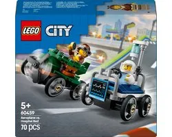 LEGO City Raceautopakket: vliegtuig vs. ziekenhuisbed - 60459