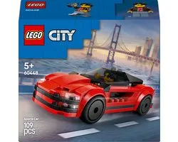 LEGO City Rode sportwagen supercar voertuig - 60448