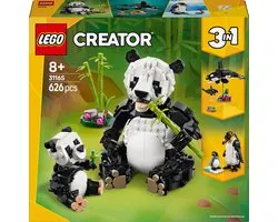 LEGO Creator 3in1 Wilde dieren: pandafamilie 31165
