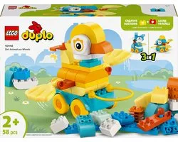 LEGO DUPLO 3-in-1 Dieren op Wielen Peuterspeelgoed - 10448