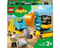 LEGO DUPLO Truck & Graafmachine met rupsbanden - 10931
