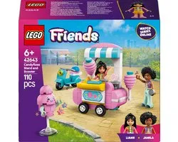 LEGO Friends Suikerspinkraam en scooter set 42643