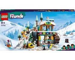 LEGO Friends Vakantie skipiste en café Wintersport Set met Dieren Figuren 41756