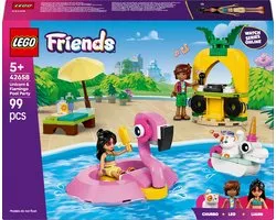 LEGO Friends Zwembadfeestje met Flamingo en Eenhoorn Speelgoed - 42658
