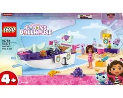LEGO Gabby's Dollhouse Vertroetelschip van Gabby en Meerminkat - 10786