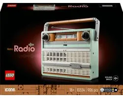 LEGO Icons Retro draagbare radio - 10334