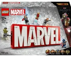LEGO Marvel: MARVEL logo en minifiguren verzamelset - 76313