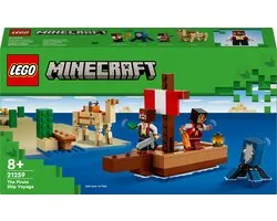 LEGO Minecraft® De piratenschipreis 21259