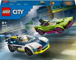 LEGO Politiewagen en snelle autoachtervolging - 60415