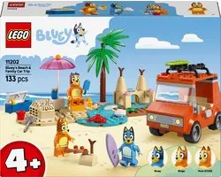 LEGO(R) Bluey: Bluey's Autorit naar het Strand, Bouwset - 11202
