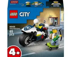 LEGO® City Achtervolging op Politiemotor - 60455