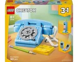 LEGO® Creator 3in1 Retro Telefoon, Vintage Telefoon - 31174