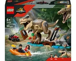 LEGO(R) Jurassic World T. rex Rivierontsnapping Bouwset - 76975