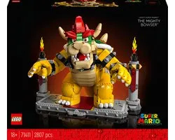 LEGO Super Mario De machtige Bowser, Bouwbaar 3D Model, Verzamelitem & Cadeau Idee - 71411