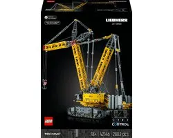 LEGO Technic Liebherr Rupsbandkraan LR 13000 Kraan met Afstandsbediening voor Volwassenen - 42146