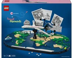 LEGO Vakantieherinneringen bouwset met wereldkaart - 41838