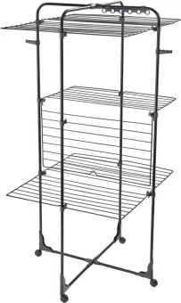 Leifheit Classic droogtoren 340 - 146 x 69 x 73 cm - 34 m drooglengte - zwart Leifheit Classic droogtoren 340 - 146 x 69 x 73 cm - 34 m drooglengte - zwart