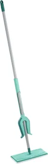 Leifheit Picobello vloerwisser M Micro Duo met steel - 33 cm wisbreedte - turqouise - grijs Leifheit Picobello vloerwisser M Micro Duo met steel - 33 cm wisbreedte - turqouise - grijs