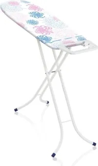 Leifheit strijkplank Classic S Basic - 110 x 30 cm strijkvlak - wit - roze - blauw Leifheit strijkplank Classic S Basic - 110 x 30 cm strijkvlak - wit - roze - blauw