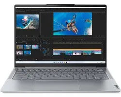 Lenovo Yoga Slim 6 14APU8 AMD Ryzen™ 7 7840U Laptop 35,6 cm (14") WUXGA 16 GB LPDDR5-SDRAM 1 TB SSD Wi-Fi 6E (802.11ax) Windows 11 Home Grijs