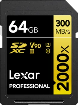 Lexar PRO Gold 64GB SDXC