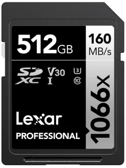 Lexar Professional SDXC 1066x SILVER 512GB 160MB/s