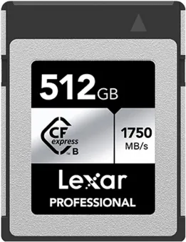 Lexar Professional SILVER 512GB CFexpress Type B Lexar Professional SILVER 512GB CFexpress Type B