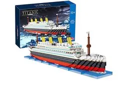 Lezi Titanic - Nanoblocks / miniblocks - Bouwset / 3D puzzel - 4404 bouwsteentjes - Lezi LZ8235