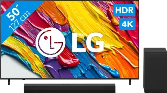 LG 50" QNED82 4K (2025) + LG DS40T