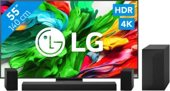 LG 55" QNED86 EVO 4K (2025) + LG DS60TR