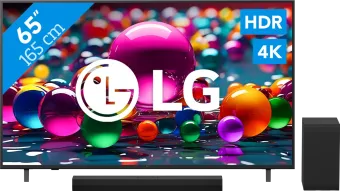LG 65" Smart UA75 4K (2025) + LG DS40T