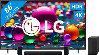 LG 86" Smart UA75 4K (2025) + LG DS60TR