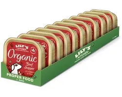 Lily's Kitchen Biologische Pate - Hondenvoer Natvoer - Rund - 11 x 150 g