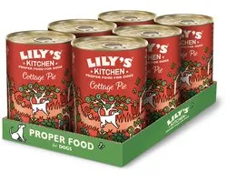 Lily's Kitchen Cottage Pie - Hondenvoer Natvoer - Rund Wortel & Aardappel - 6 x 400 g
