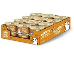 Lily's Kitchen Heerlijke stukjes in Saus - Kattenvoer Natvoer - Kip - 24 x 85 g