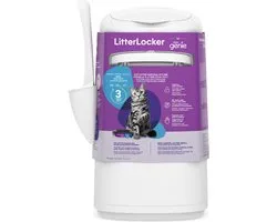 Litter Locker Litterlocker By Genie - Kattenbakaccessoires - 24.3x23x7 cm Wit