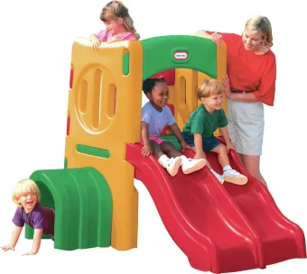 Little Tikes Outdoor Klimtoestel met Tunnel en Glijbaan Little Tikes Outdoor Klimtoestel met Tunnel en Glijbaan