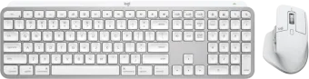 Logitech MX Keys S Toetsenbord voor Mac Qwerty + MX Master 3s Muis Wit