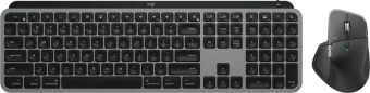 Logitech MX Master 4 voor Mac Spacezwart + Logitech MX Keys S for Mac Qwerty Zwart