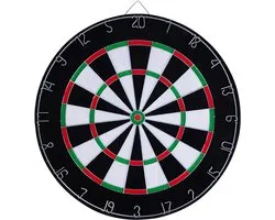Longfield Darts - Dartbord flocked 2,5 cm dik, incl 6 darts
