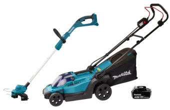 Makita DLM330S incl. 4,0 Ah Accu + Makita DUR193Z + 5,0 Ah 18V Accu