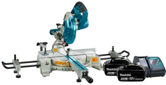 Makita DLS714NZ + 6,0 Ah accu (2x) en lader