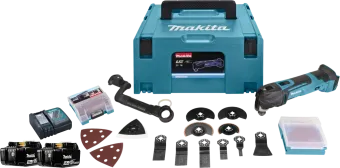 Makita DTM51ZJX3 5,0 Ah Accu (2x) Starterspakket