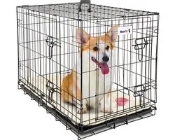 MaxxPet Hondenbench - Bench - Bench voor honden - Hondenbench Opvouwbaar - Incl. Plaid & drinkbakje - 91 x 57 x 64 cm