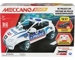 Meccano Junior - RC-politieauto met werkende kofferbak en gereedschap - S.T.E.A.M.-bouwpakket
