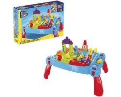 MEGA Bloks Tafel mobile bouw en leer - 30 blokken - Bouwstenen