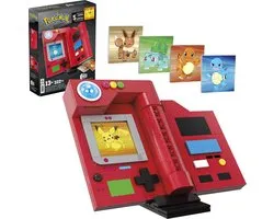MEGA Pokémon Pokédex van Regio Kanto - 5 Verwisselbare Kaarten van Pikachu, Bulbasaur, Charmander, Squirtle en Eevee
