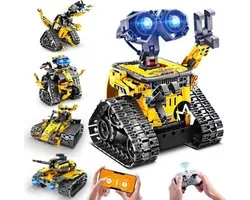 MensStore Bestuurbare Robot - Dinosaurus Speelgoed - Dino - Auto - Robot - 520 stuks - 5-in-1 RC - Met App - Afstandsbediening