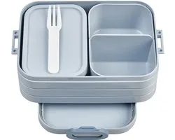 Mepal Bento Lunchbox midi - Broodtrommel - 4 boterhammen - Nordic blue