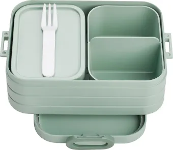 Mepal Bento Lunchbox midi - Broodtrommel - 4 boterhammen - Nordic sage Mepal Bento Lunchbox midi - Broodtrommel - 4 boterhammen - Nordic sage